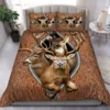 Deer Hunting Zipper All Over Printed Bedding Set